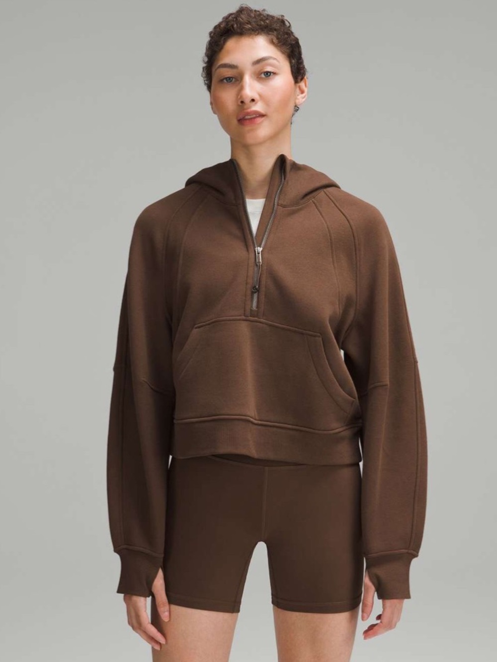 LULULEMON Scuba Oversized Half-Zip Hoodie
Java Brown Women’s Size Small/Medium